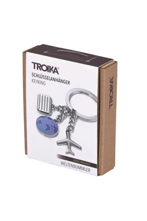 Kľúčenka, s 3 charm ozdobou, TROIKA "Cestovateľ" 3