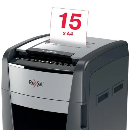 Skartovací stroj, mikrokonfety, 750 listov, REXEL "Optimum AutoFeed+ 750M" 7