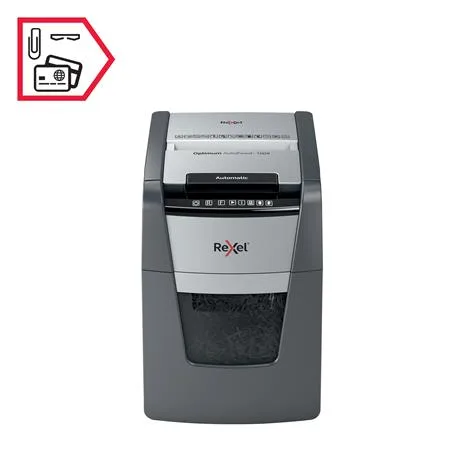 Skartovací stroj, konfety, 100 listov, REXEL "Optimum AutoFeed+ 100X" 8