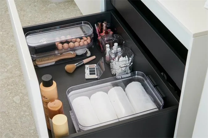 Úložný box, plastový, 0,6 l, SMARTSTORE "Compact Clear Mini", priehľadný 4