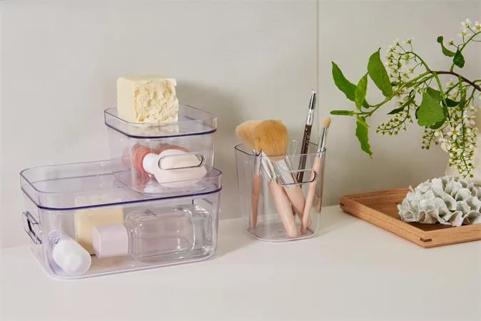 Úložný box, plastový, 0,6 l, SMARTSTORE "Compact Clear Mini", priehľadný 5