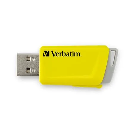 USB kľúč, 3 x 16GB, USB 3.2, 80/25MB/sec, VERBATIM "Store n Click", červená/modrá/žltá 5
