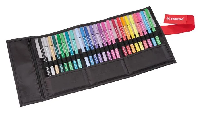 Fixky, sada, STABILO "Pen 68 ARTY", 25  rôznych farieb 4