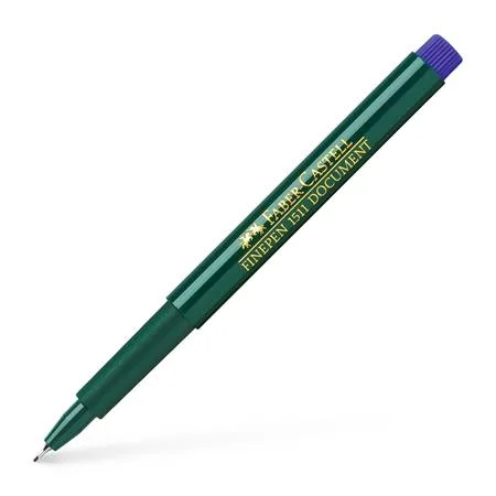 Liner, 0,4 mm, FABER-CASTELL "Finepen 1511", modrý 2