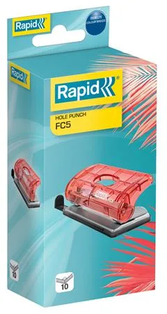 Dierovačka, mini, 10 listov, RAPID "Colour`Breeze", koralová 2