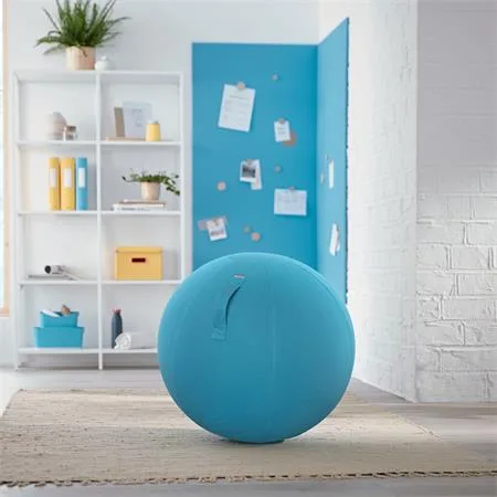 Gymnastická lopta na sedenie, LEITZ "Ergo Cosy", pokojná modrá 6