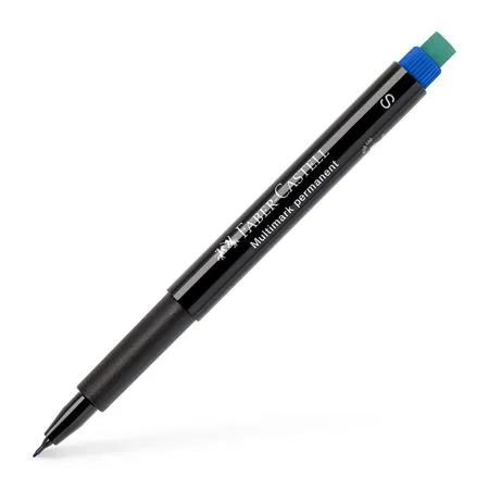 Permanentný popisovač, OHP, 0,4 mm, FABER-CASTELL "Multimark 1523", modrý 3