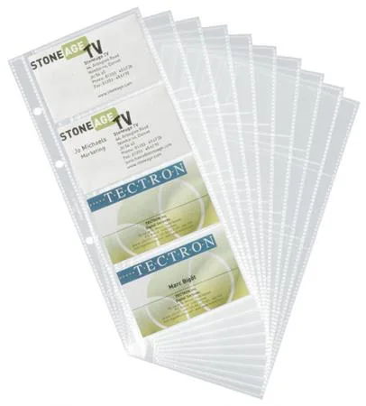 Náhradné obaly do vizitkárov, DURABLE "VISIFIX®" 2
