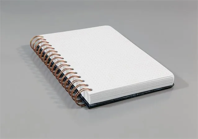 Špirálový zošit, 162x215 mm, bodkovaný, 60 listov, tvrdá obálka, SIGEL "Jolie", Batik Holi 2