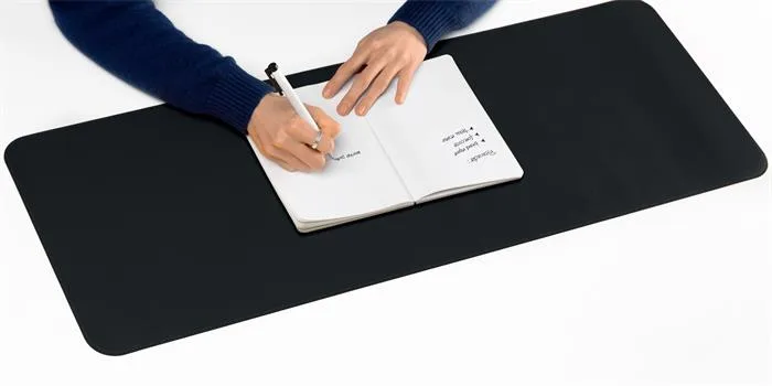 Podložka na stôl, 800x300 mm, obojstranná, SIGEL, čierno-červená 6