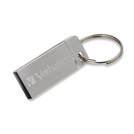 USB kľúč, 64GB, USB 2.0,  VERBATIM "Executive Metal", strieborná 3