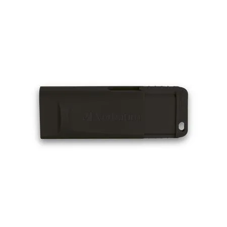 USB kľúč, 16GB, USB 2.0, VERBATIM "Slider", čierny 2