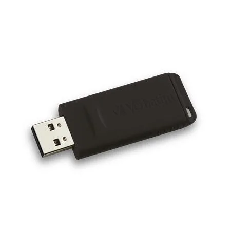 USB kľúč, 32GB, USB 2.0, VERBATIM "Slider", čierny 3