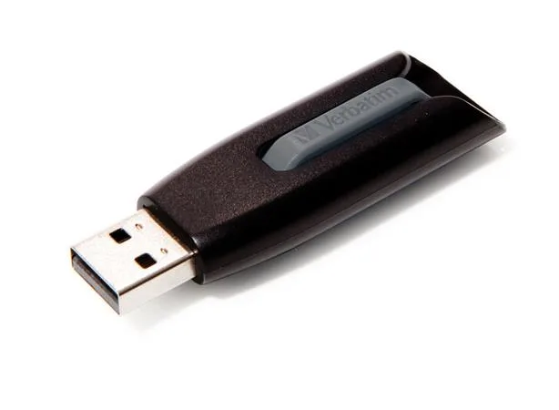 USB kľúč, 16GB, USB 3.2, 60/12 MB/s, VERBATIM "V3", čierno-sivá 3