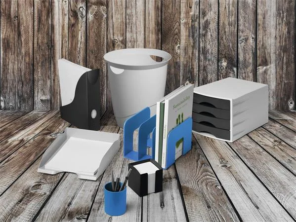 Držiak na písacie potreby, plastový, DURABLE, "ECO", modrá 3