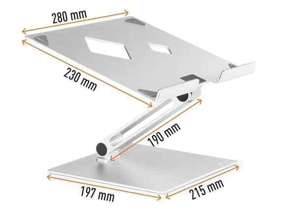 Stojan na notebook, DURABLE "Rise" 3