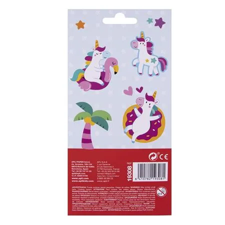 Nálepky, APLI Kids "Stickers", jednorožec 2