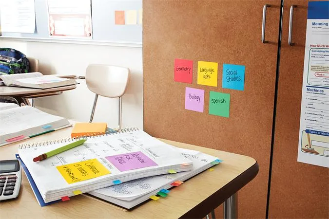 Samolepiaci bloček, 76x76 mm, 12x90 listov, 3M POSTIT "Super Sticky", ultra žltá 4