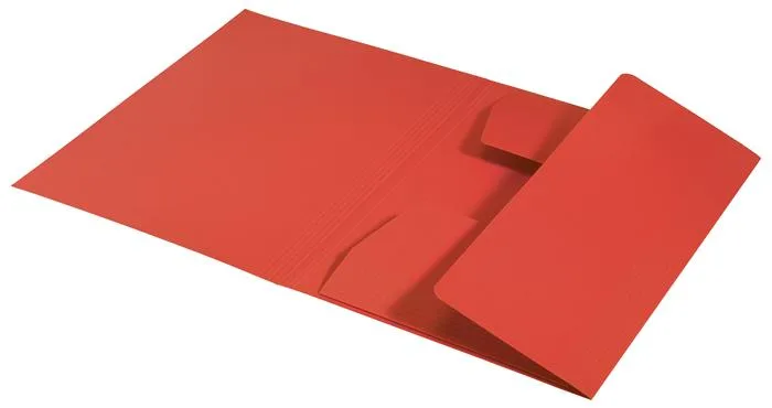 Doska s chlopňami, kartón, A4, LEITZ "Recycle", červená 4