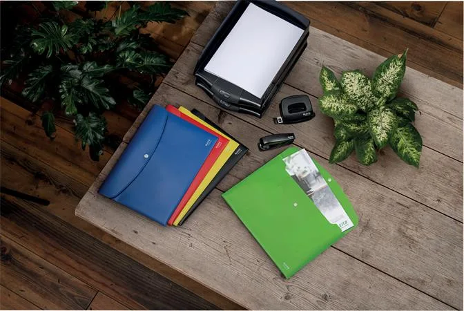 Puzdro na dokumenty, A4, PP, na patent, LEITZ "Recycle", modrá 4