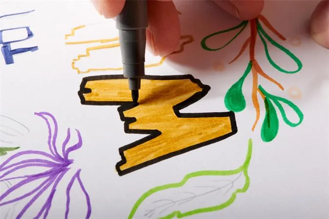 Popisovač, 1 mm, kuželový, 2 ks, STAEDTLER® "Pigment pen 376", intenzívny čierny 4