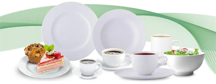 Hlboký tanier, biela, 23 cm, 6-kusový set, "Economic" 2