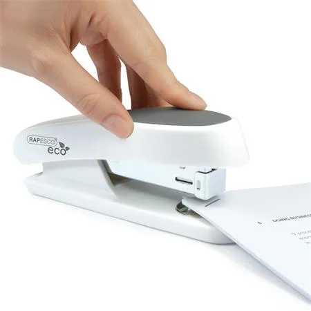 Zošívačka, 24/6, 20 listov, antibakteriálna, RAPESCO "Germ-Savvy ECO Sting Ray", biela 2
