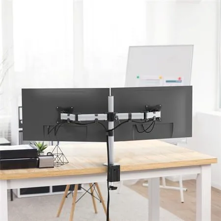 Rameno na monitor, pre dve obrazovky, DURABLE "Select" 3