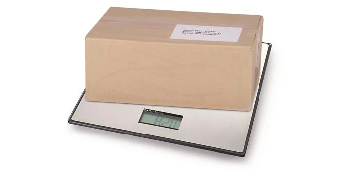 Váha na balíky, digitálna, nosnosť 50 kg, MAUL "Global", čierna 4