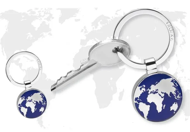 Kľúčenka, TROIKA "Around the world", modrá 2