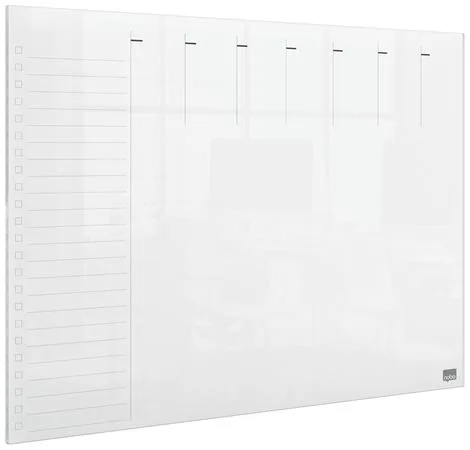 Plánovacia tabuľa, akrylová, týždenná, nástenná/stolná, A3, NOBO "Home" 2