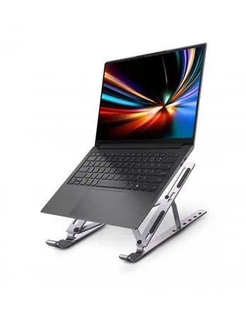 Stojan na notebook, nastaviteľný, hliníkový, URBAN FACTORY 3