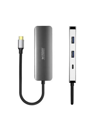 USB HUB, USB-C/USB 3.0/HDMI, URBAN FACTORY 4