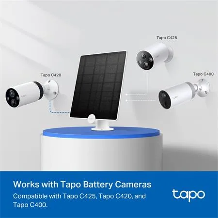 Smart solárny panel, vodeodolný, nastaviteľný, TP-LINK, "Tapo A200" 7