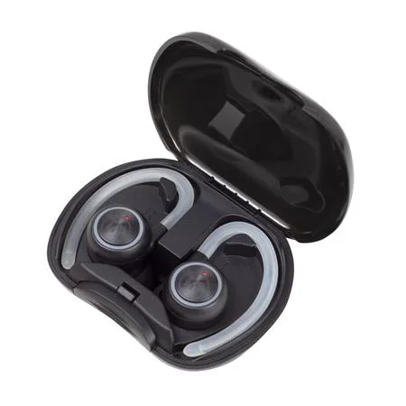 Slúchadlá, bezdrôtové, Bluetooth, s mikrofónom, LED slúchadlá, MAXELL "Halo Sport", čierna 4