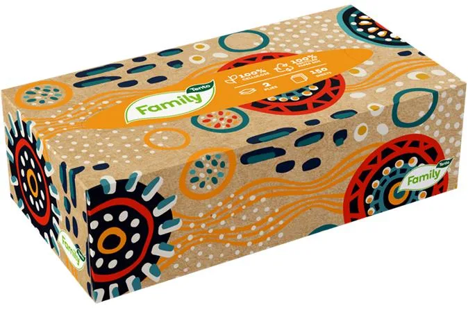 Kozmetické obrúsky, 2-vrstvové, 150 listov, TENTO "Big Box" 2