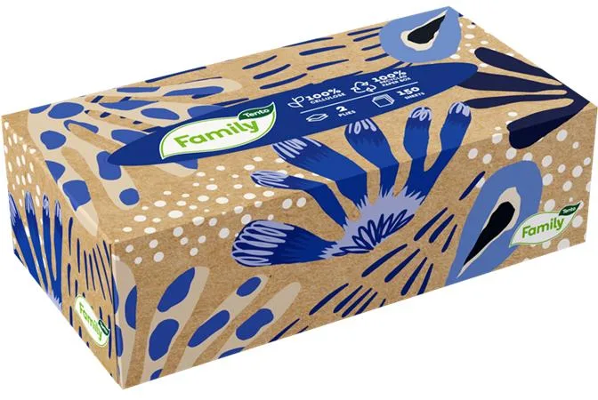 Kozmetické obrúsky, 2-vrstvové, 150 listov, TENTO "Big Box" 5