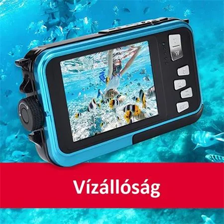 Fotoaparát, kompaktný, digitálny, vodeodolný, AGFAPHOTO "WP8000", modrá 2