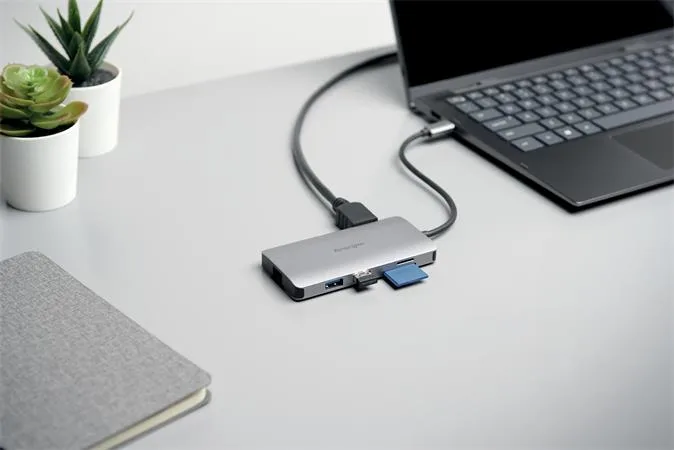Dokovacia stanica, 8 portov, USB-C, KENSINGTON "UH1400P" 6