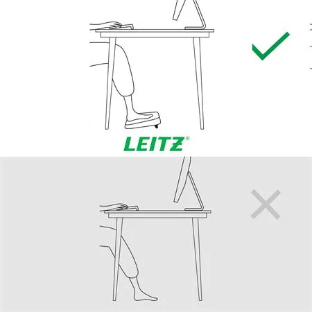 Opierka pod nohy, nastaviteľná, LEITZ "Ergo" 7