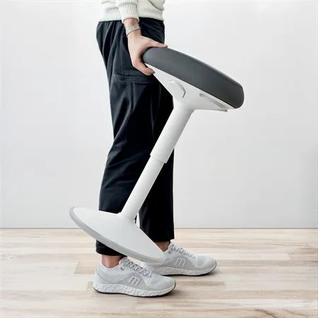 Balančná stolička na sedenie, ergonomická, LEITZ "Ergo Active", svetlosivá 6
