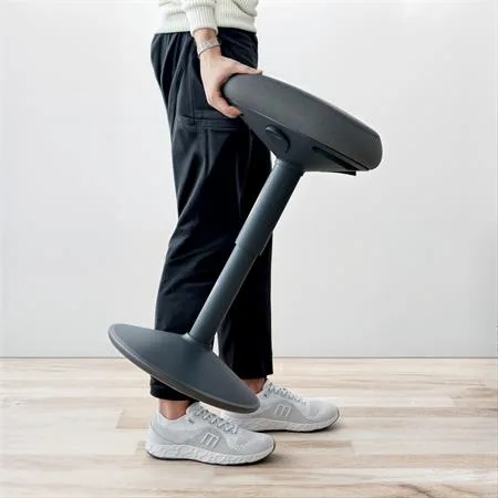 Balančná stolička na sedenie, ergonomická, LEITZ "Ergo Active", tmavosivá 6