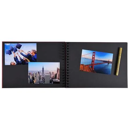 Fotoalbum, so špirálou, 32x22 cm, 25 listov, EXACOMPTA "Life", modrý 5