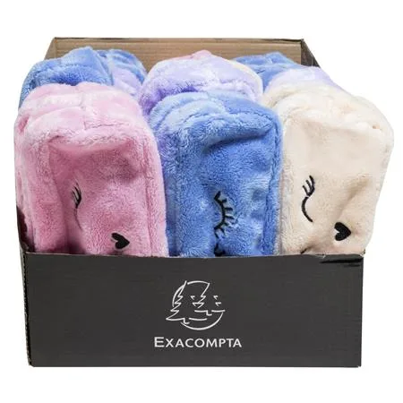 Peračník, na zips, EXACOMPTA "Fur", mix farieb 10