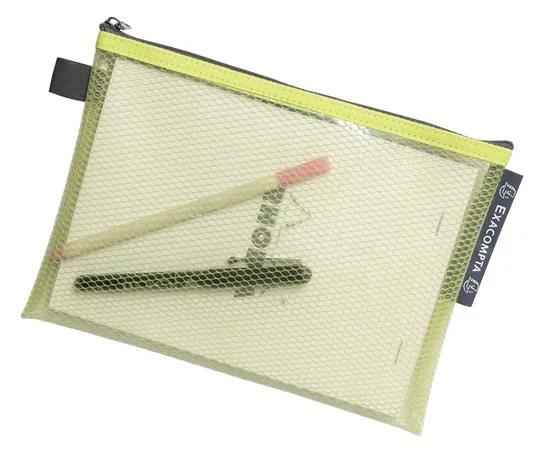 Organizačné vrecko, na zips, sieťové, A5, EXACOMPTA "Pop`NCo", mix farieb 5