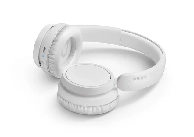 Náhlavné slúchadlá, bezdrôtové, Bluetooth 5.3, PHILIPS "TAH5209", biela 2