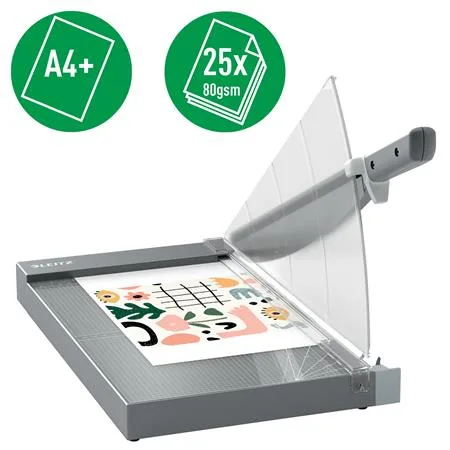 Rezačka, páková, A4+, 25 listov, LEITZ "Precision Office Pro A4+" 2