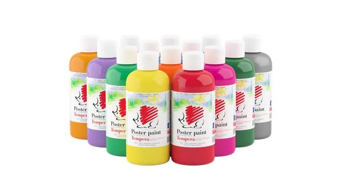 Tempera, 500 ml,  ICO "Ježko", zlatá 2