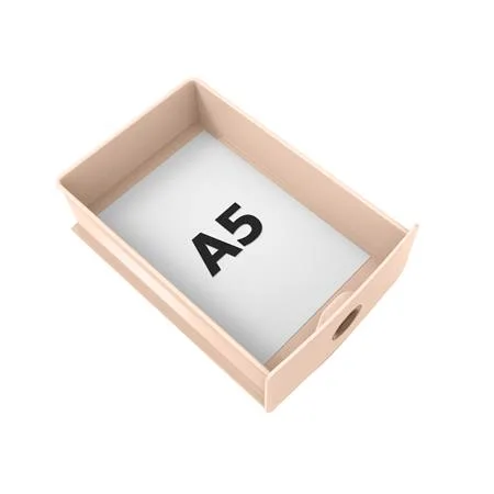 Box na dokumenty, plast, 1 zásuvka, EXACOMPTA "Skandi", nude 2