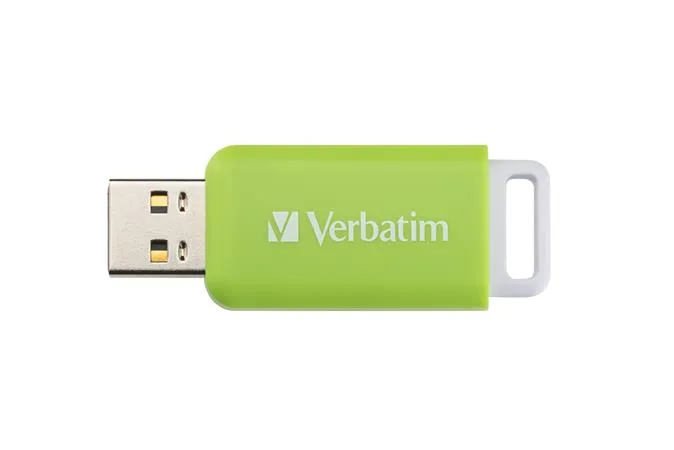 USB kľúč, 32GB, USB 2.0, VERBATIM "Databar", zelený 4